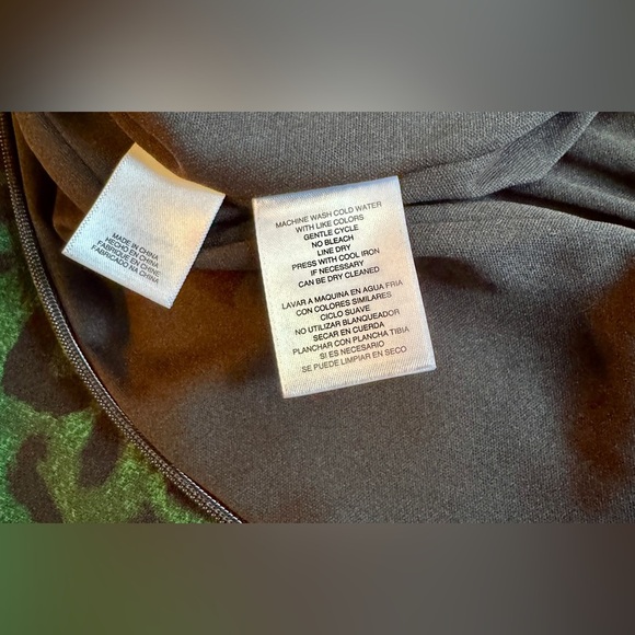 RACHEL Rachel Roy Green Black Halter Midi Dress-Size M - Picture 8 of 10